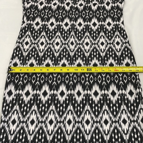 George Slip Dress Black and White Patterned - Picture 13 of 16